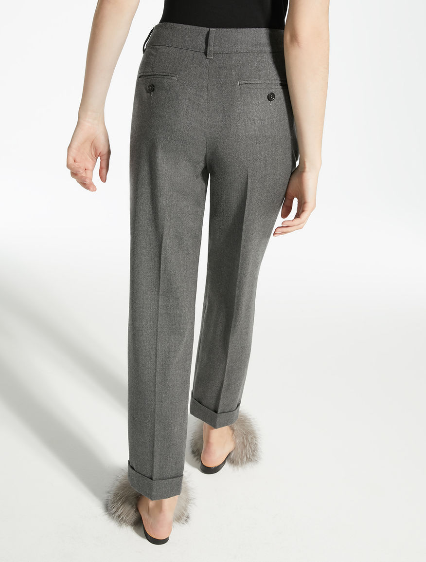 Wool flannel trousers Weekend Maxmara Wool flannel trousers Weekend Maxmara