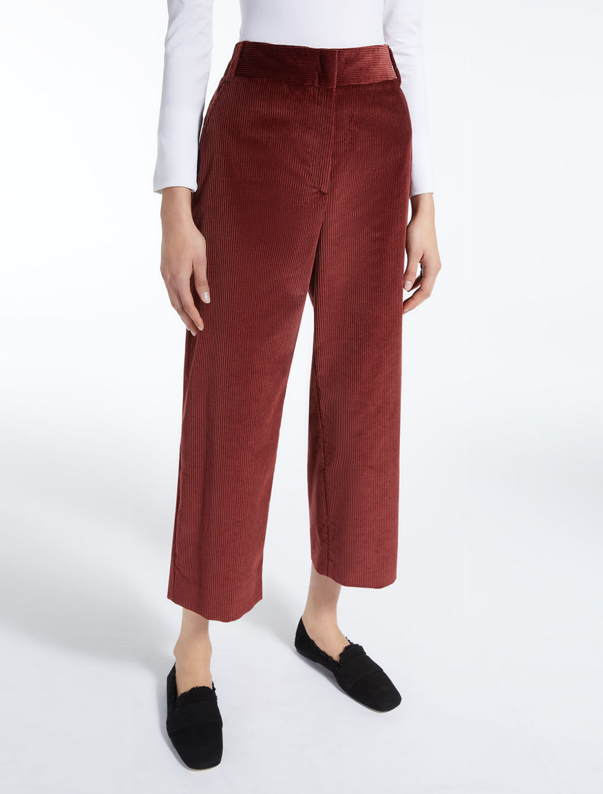 Velvet trousers Weekend Maxmara Velvet trousers Weekend Maxmara