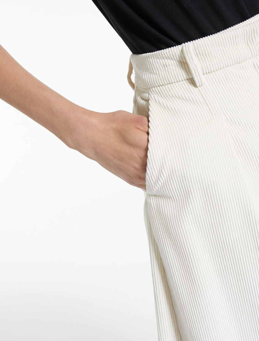 Cotton velvet trousers Weekend Maxmara Cotton velvet trousers Weekend Maxmara