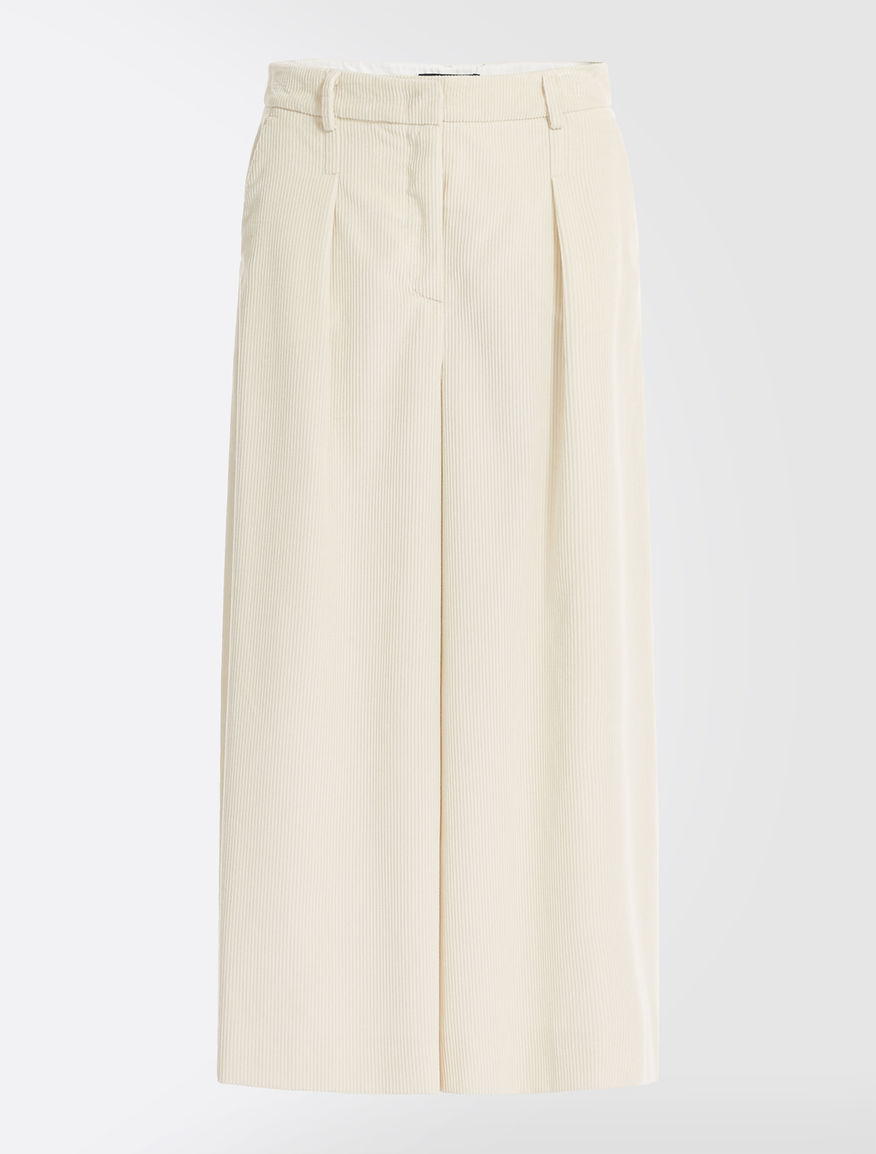 Cotton velvet trousers Weekend Maxmara Cotton velvet trousers Weekend Maxmara