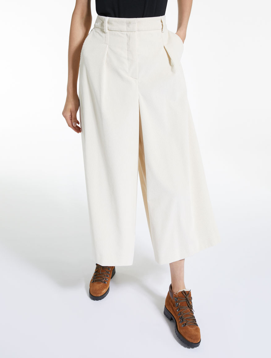 Cotton velvet trousers Weekend Maxmara Cotton velvet trousers Weekend Maxmara