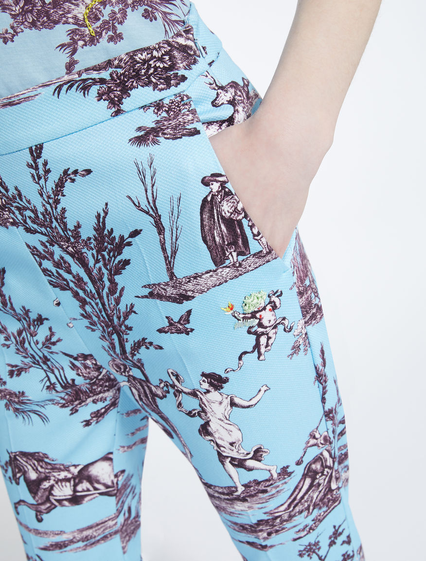 Trophy Day - Cotton pique trousers Weekend Maxmara Trophy Day - Cotton pique trousers Weekend Maxmara