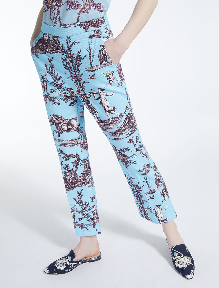 Trophy Day - Cotton pique trousers Weekend Maxmara Trophy Day - Cotton pique trousers Weekend Maxmara