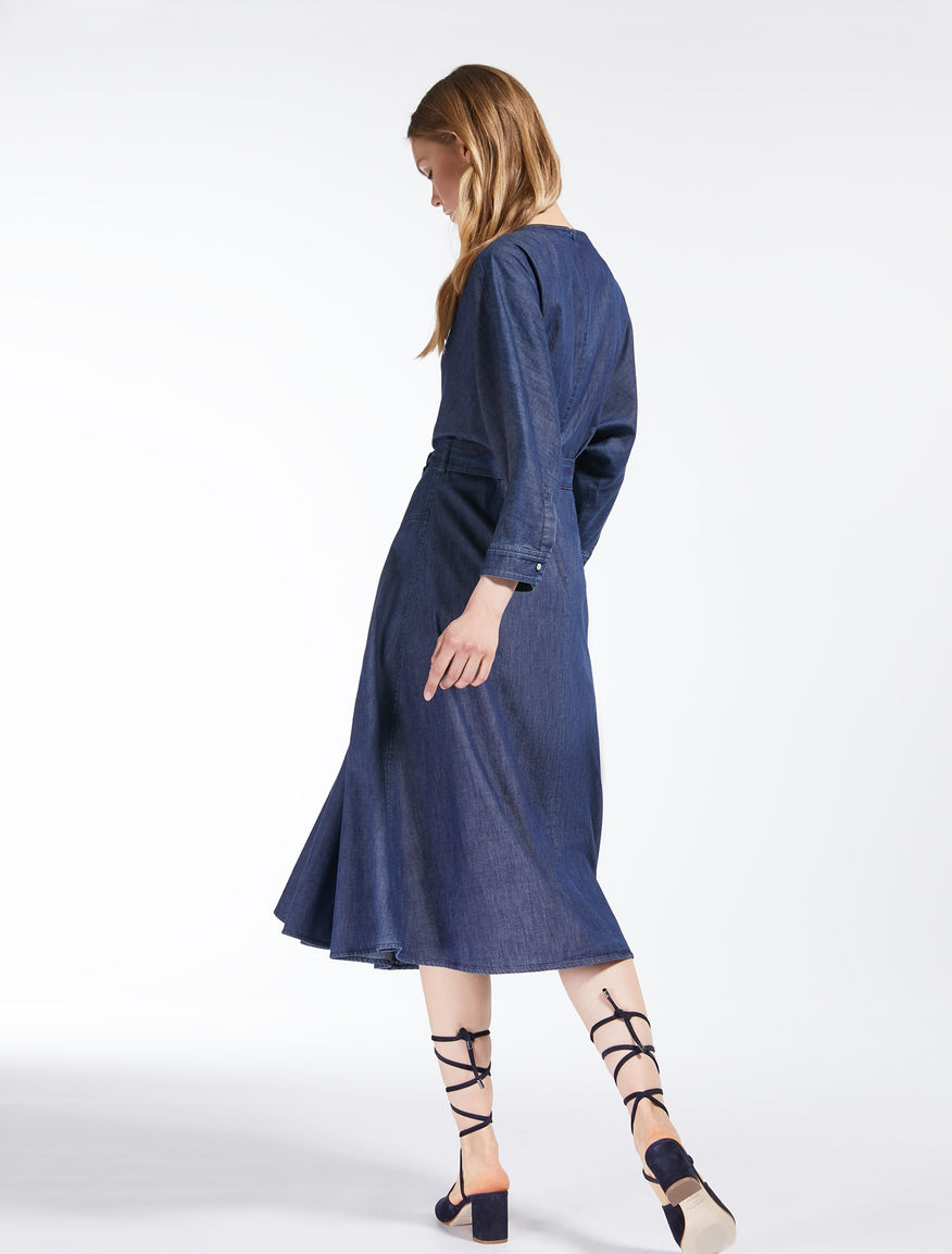 Cotton denim dress Weekend Maxmara Cotton denim dress Weekend Maxmara