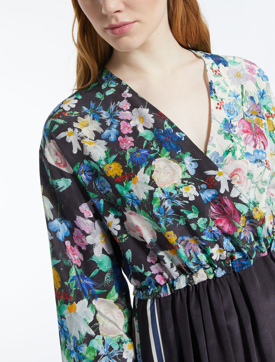 Silk crepe de chine dress Weekend Maxmara Silk crepe de chine dress Weekend Maxmara