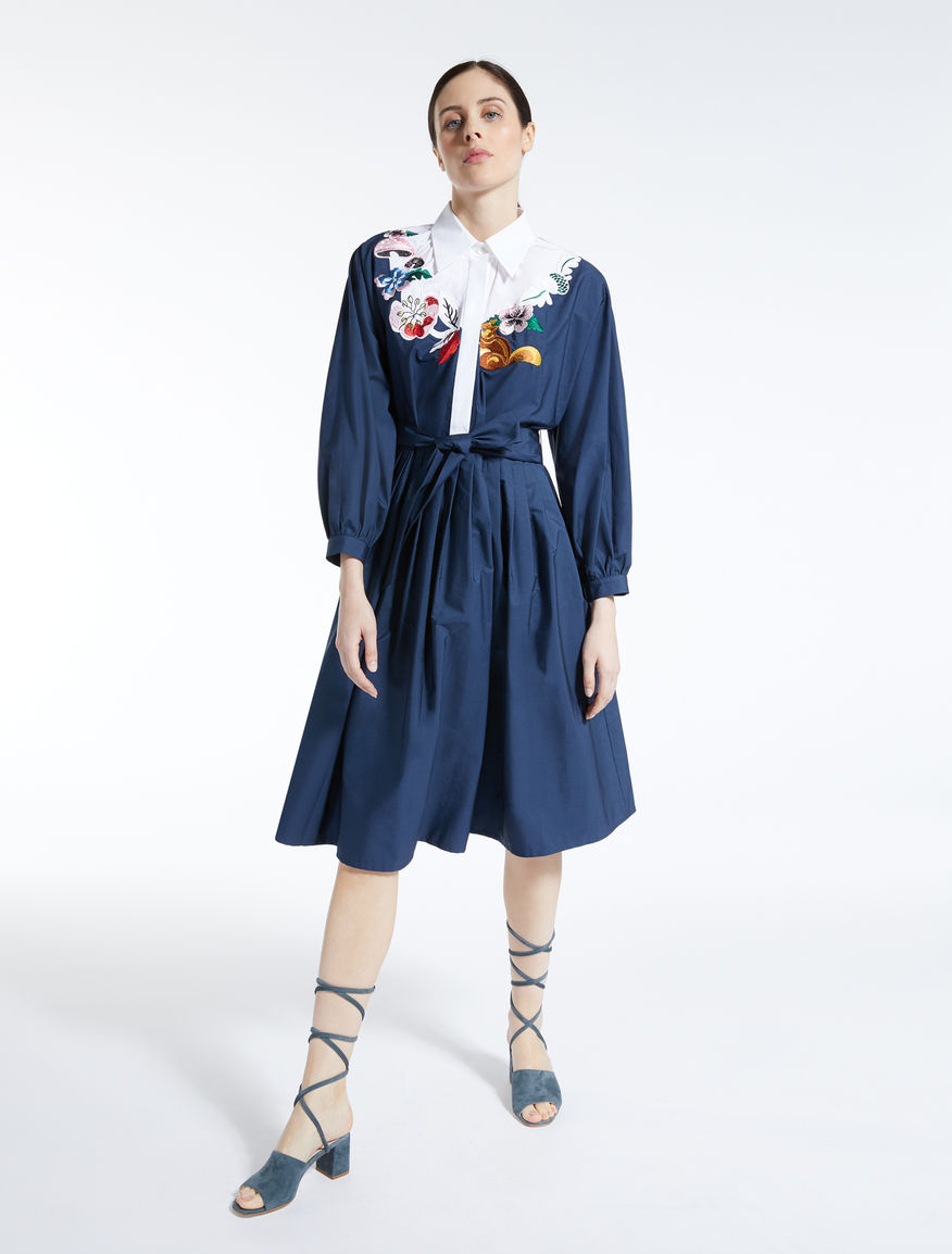 Cotton poplin dress Weekend Maxmara Cotton poplin dress Weekend Maxmara