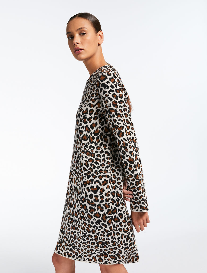 Jacquard wool yarn dress Weekend Maxmara Jacquard wool yarn dress Weekend Maxmara