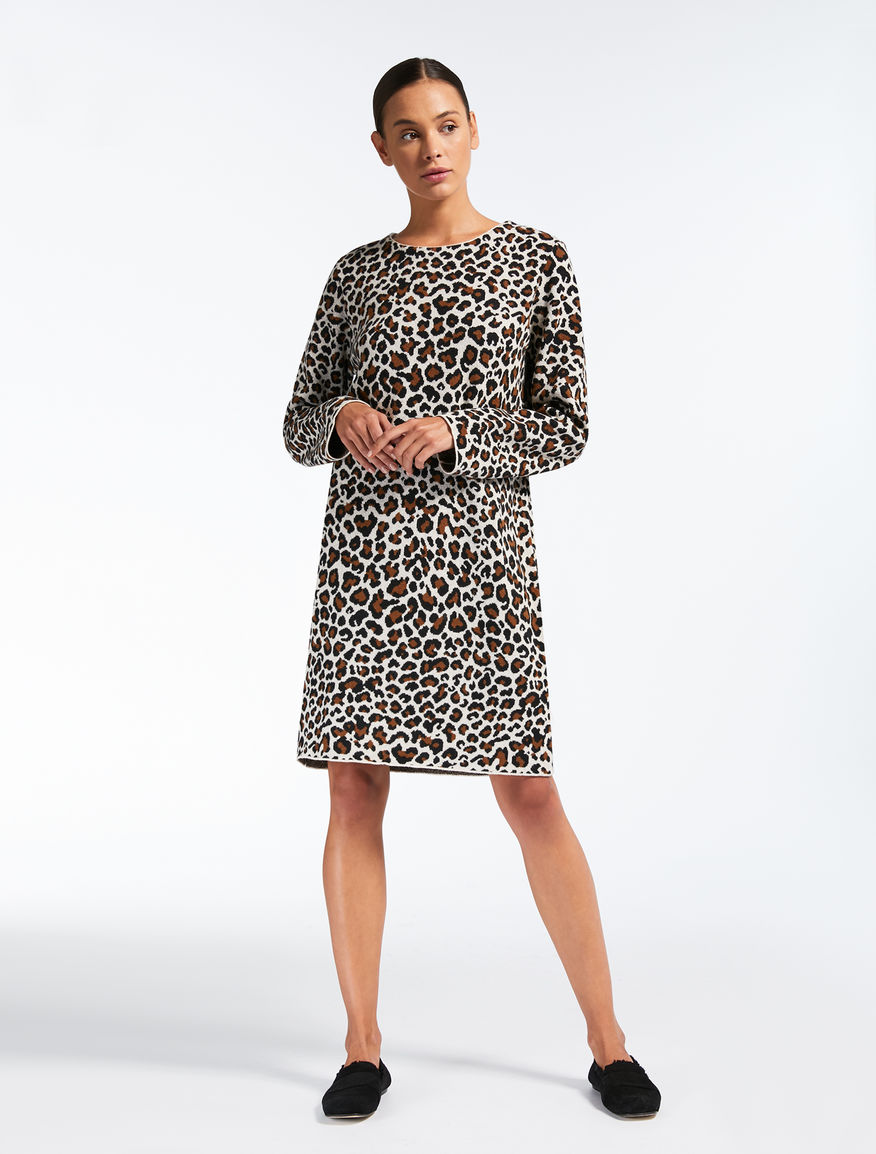 Jacquard wool yarn dress Weekend Maxmara Jacquard wool yarn dress Weekend Maxmara