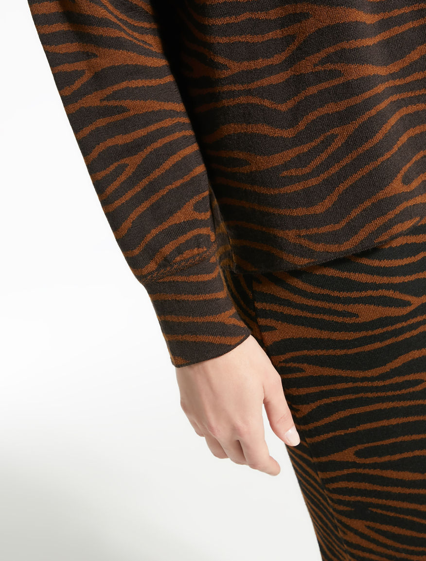 Jacquard wool yarn jumper Weekend Maxmara Jacquard wool yarn jumper Weekend Maxmara