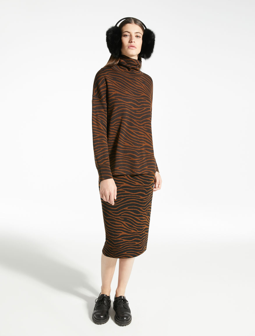 Jacquard wool yarn jumper Weekend Maxmara Jacquard wool yarn jumper Weekend Maxmara