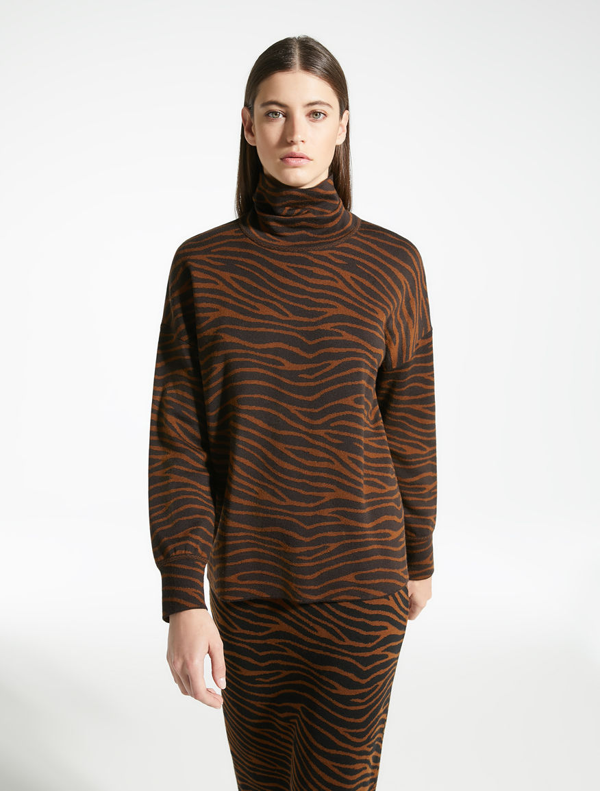 Jacquard wool yarn jumper Weekend Maxmara Jacquard wool yarn jumper Weekend Maxmara