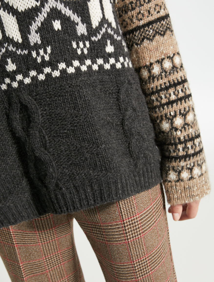 Jacquard wool yarn pullover Weekend Maxmara Jacquard wool yarn pullover Weekend Maxmara