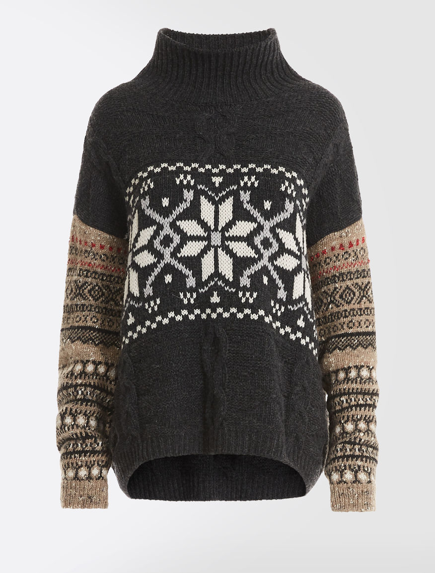 Jacquard wool yarn pullover Weekend Maxmara Jacquard wool yarn pullover Weekend Maxmara