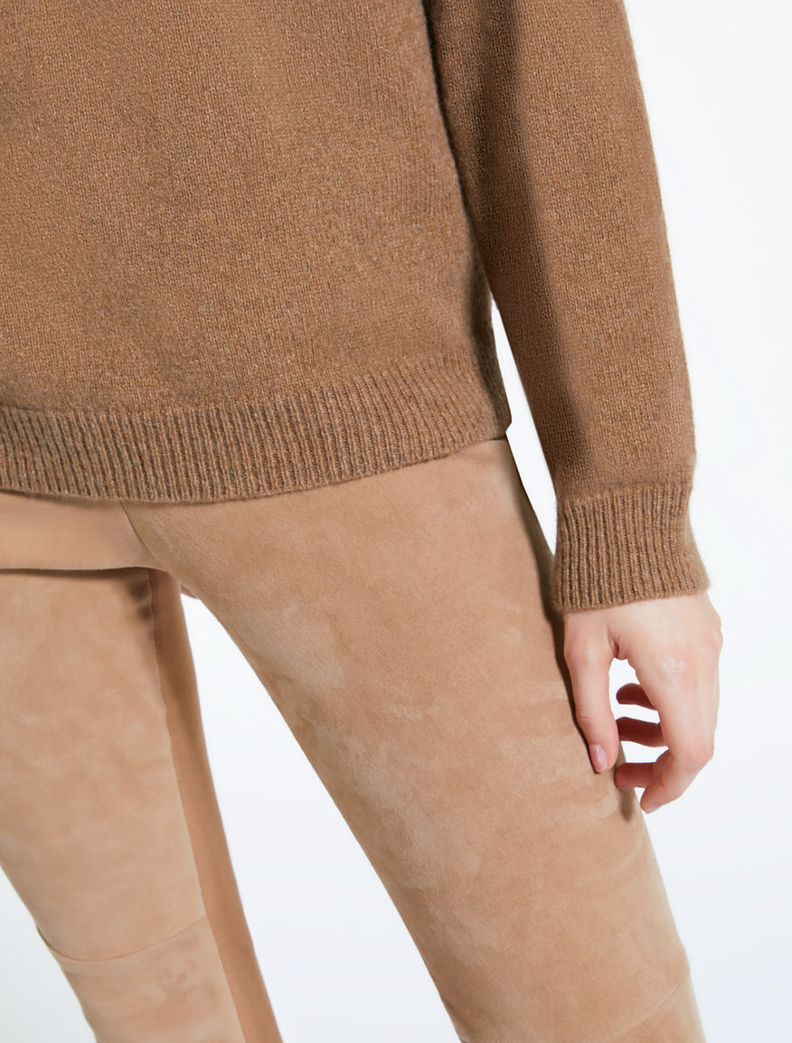 Alpaca and yak yarn polo neck jumper Weekend Maxmara Alpaca and yak yarn polo neck jumper Weekend Maxmara