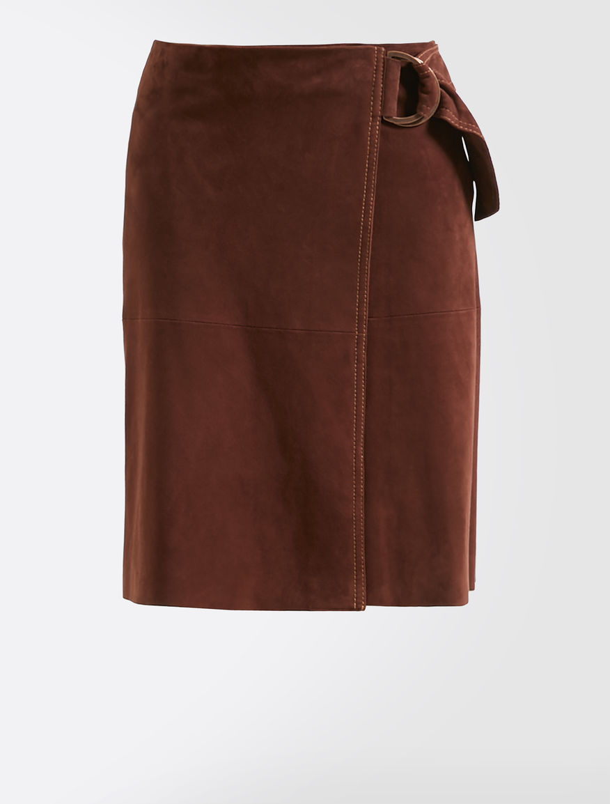 Gonna in pelle scamosciata Weekend Maxmara Gonna in pelle scamosciata Weekend Maxmara