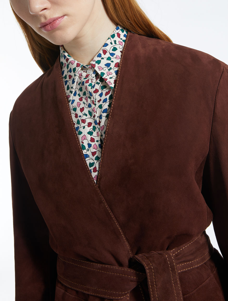 Suede duster coat Weekend Maxmara Suede duster coat Weekend Maxmara