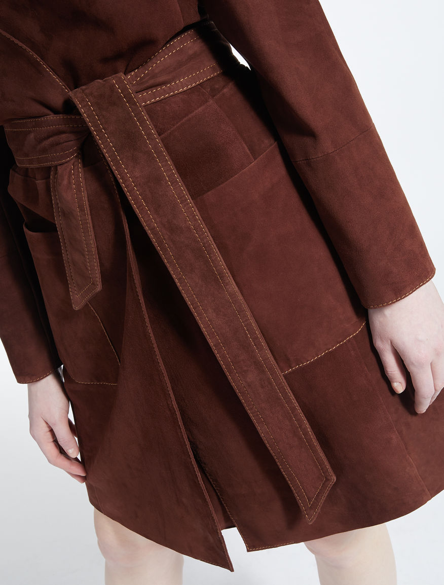 Suede duster coat Weekend Maxmara Suede duster coat Weekend Maxmara