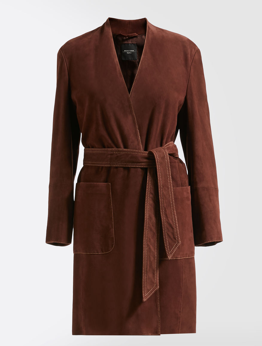 Suede duster coat Weekend Maxmara Suede duster coat Weekend Maxmara