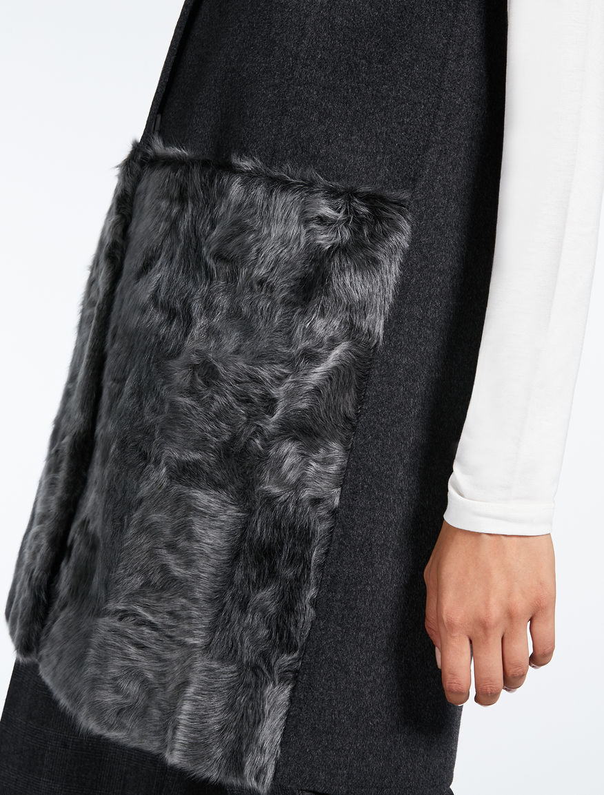 Gilet in lana e pelliccia Weekend Maxmara Gilet in lana e pelliccia Weekend Maxmara