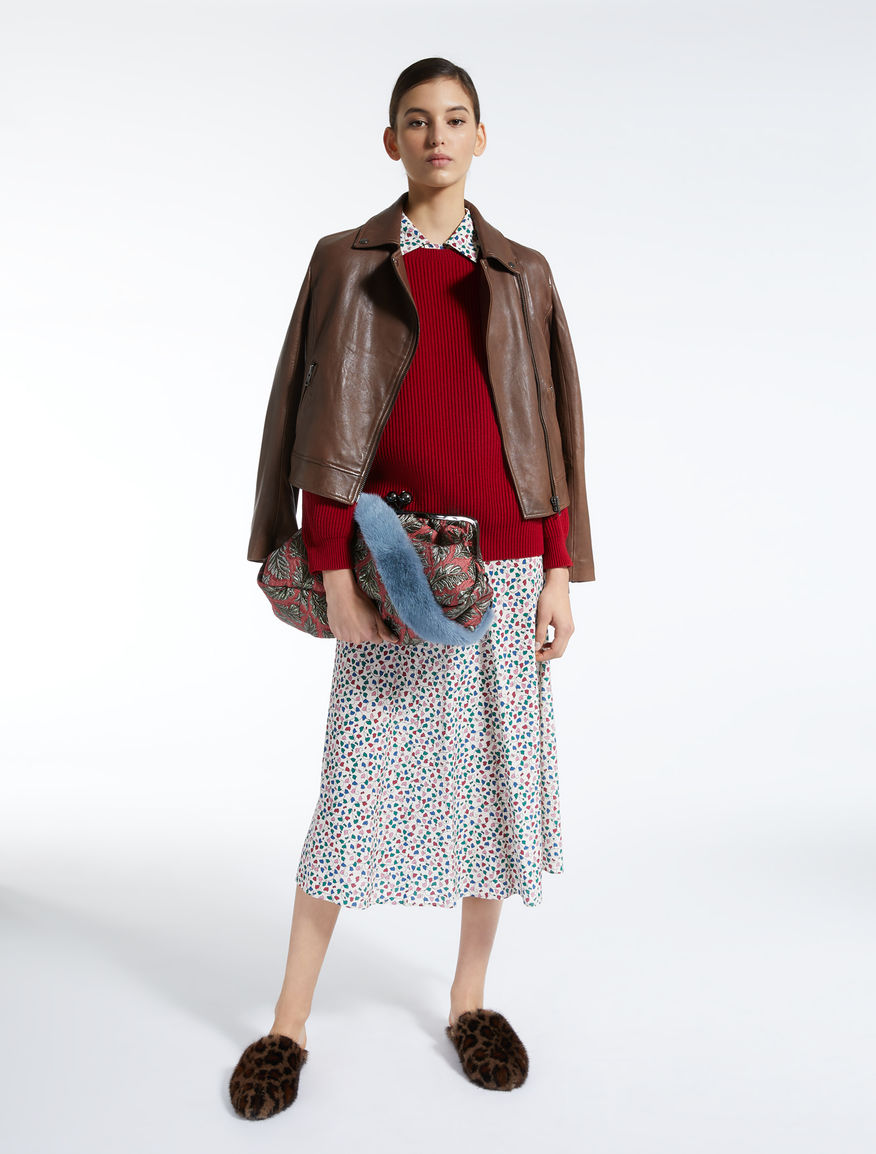 Maxi Pasticcino Bag in jacquard fabric Weekend Maxmara Maxi Pasticcino Bag in jacquard fabric Weekend Maxmara