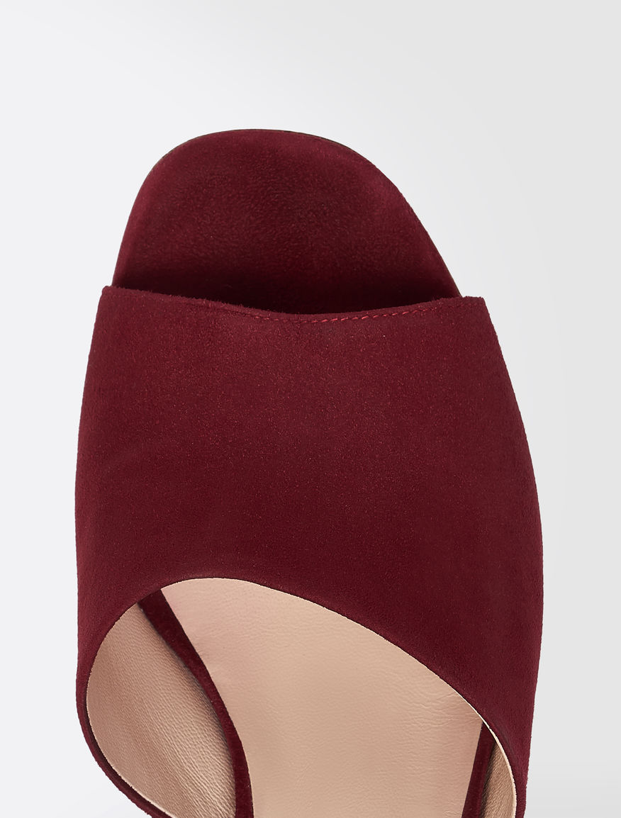 Suede leather mules Weekend Maxmara Suede leather mules Weekend Maxmara