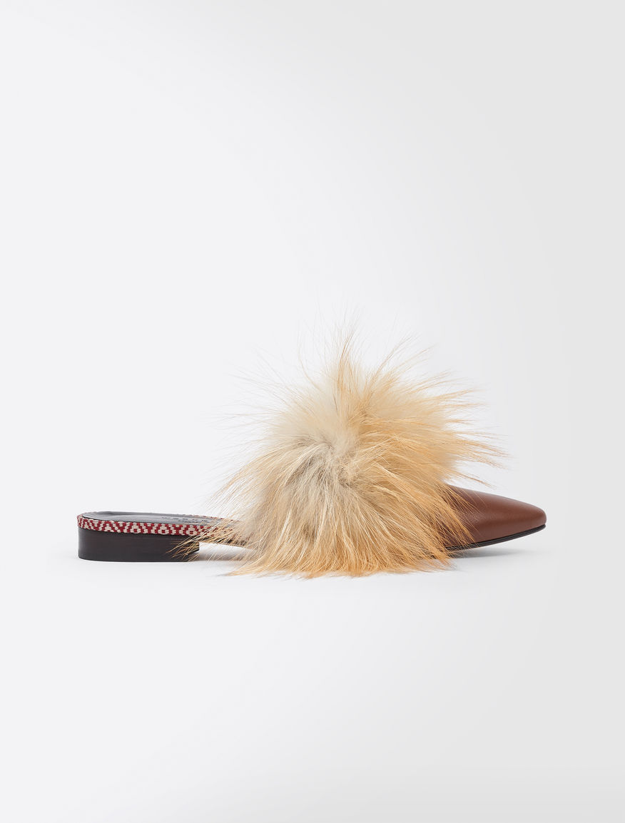 Fox fur clogs Weekend Maxmara Fox fur clogs Weekend Maxmara