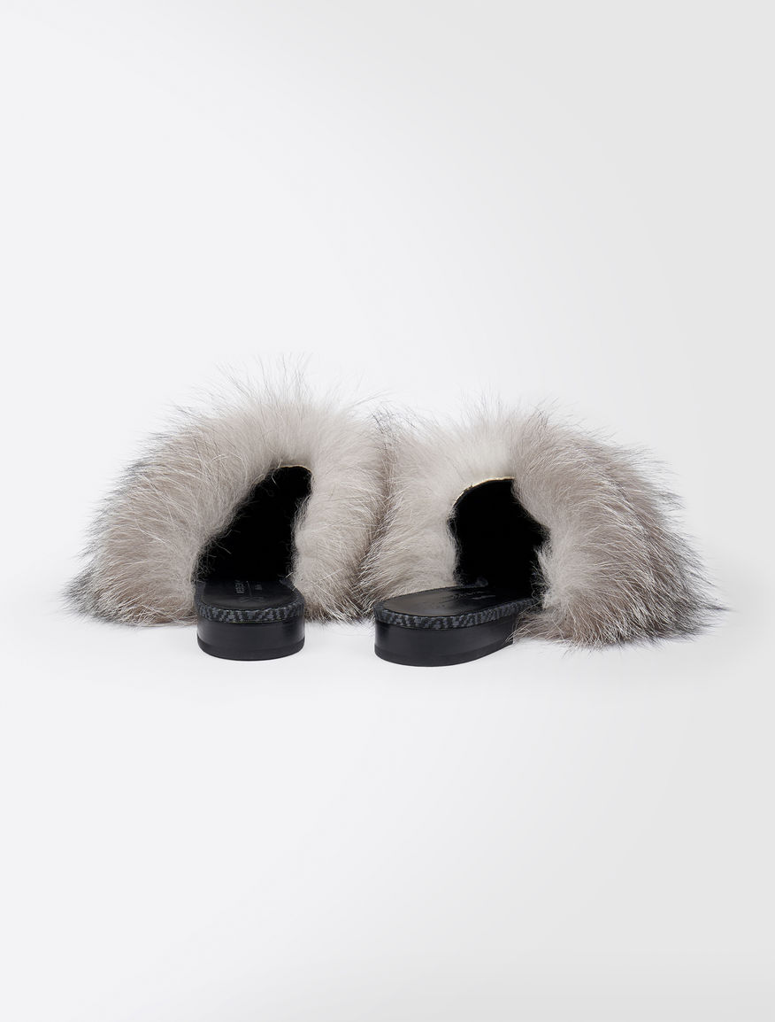 Fox fur clogs Weekend Maxmara Fox fur clogs Weekend Maxmara