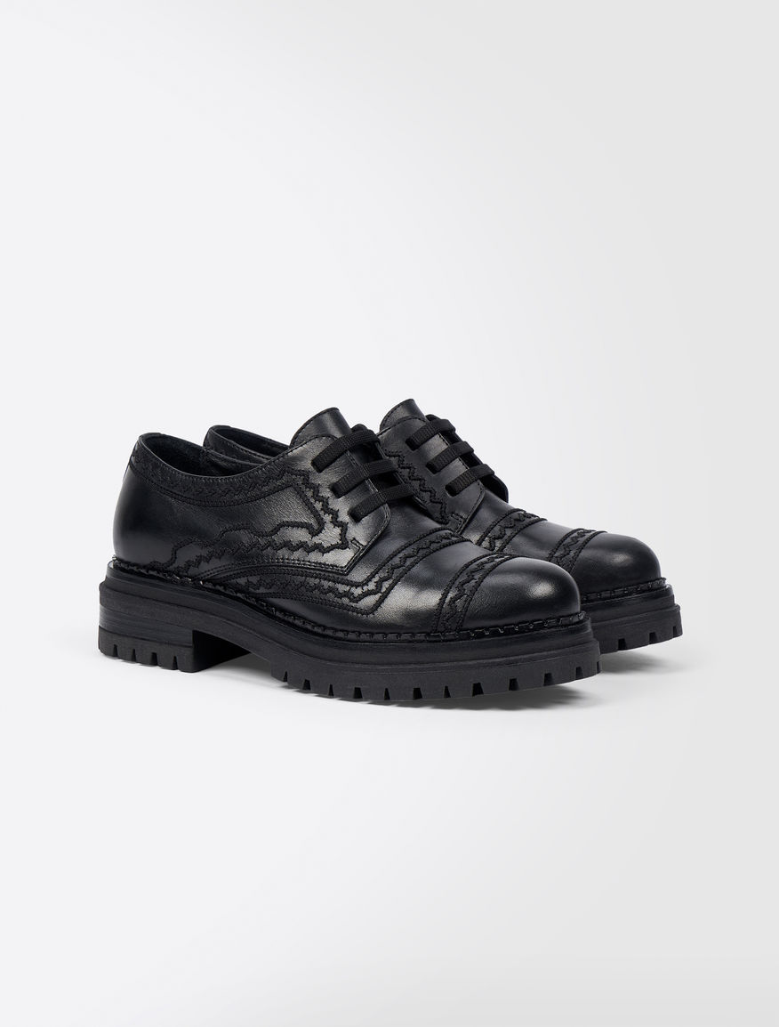 Leather lace-up shoes Weekend Maxmara Leather lace-up shoes Weekend Maxmara