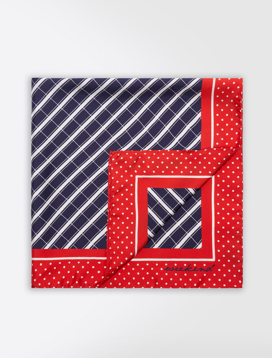 Printed silk twill foulard Weekend Maxmara Printed silk twill foulard Weekend Maxmara