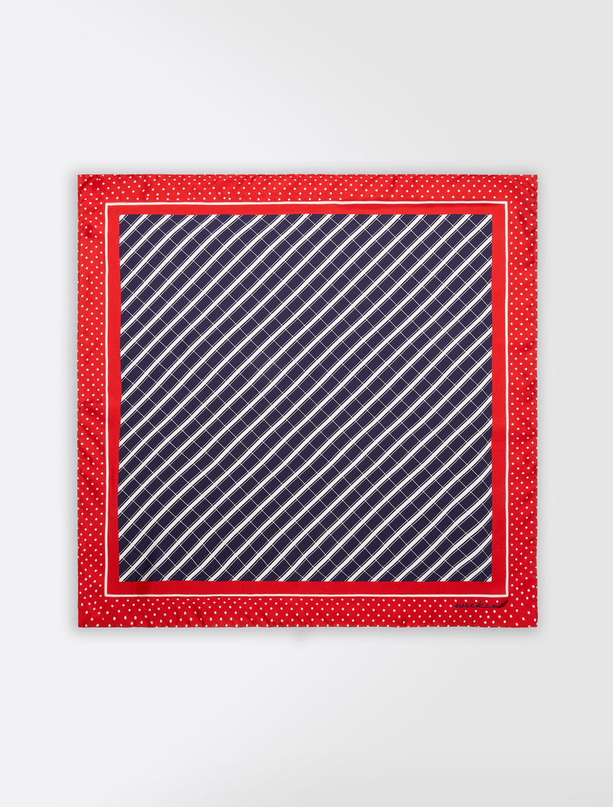 Printed silk twill foulard Weekend Maxmara Printed silk twill foulard Weekend Maxmara