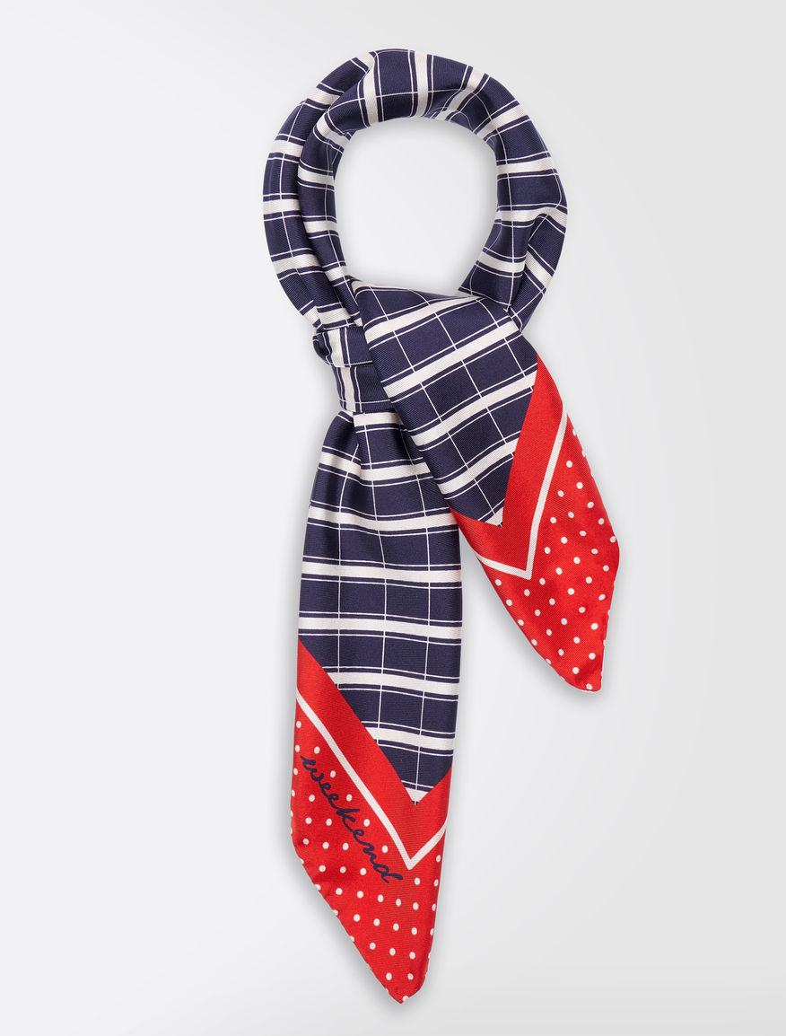 Printed silk twill foulard Weekend Maxmara Printed silk twill foulard Weekend Maxmara