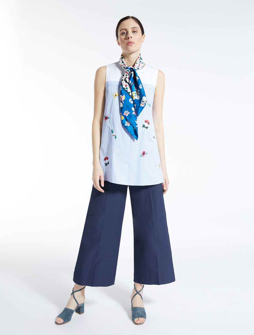 Printed silk twill foulard Weekend Maxmara Printed silk twill foulard Weekend Maxmara
