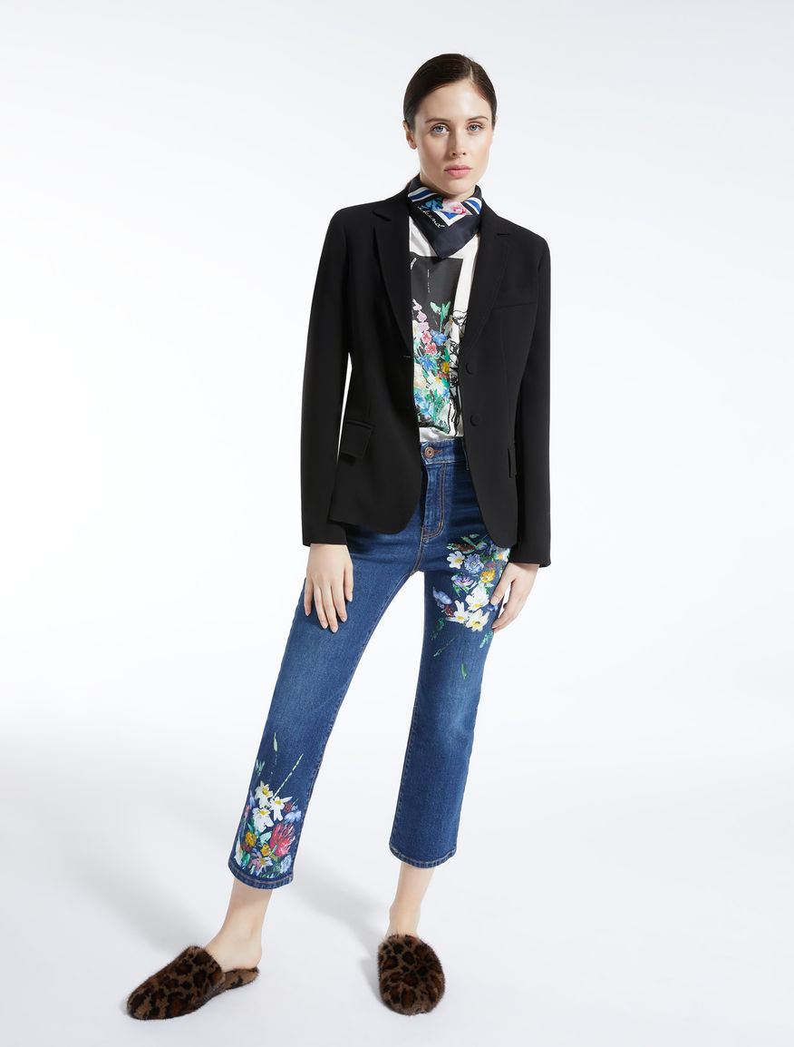 Printed silk twill foulard Weekend Maxmara Printed silk twill foulard Weekend Maxmara