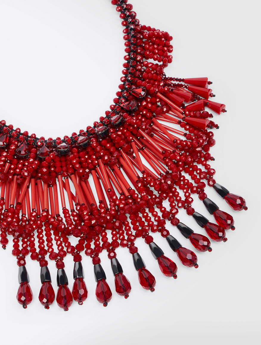 Rhinestone and glass necklace Weekend Maxmara Rhinestone and glass necklace Weekend Maxmara