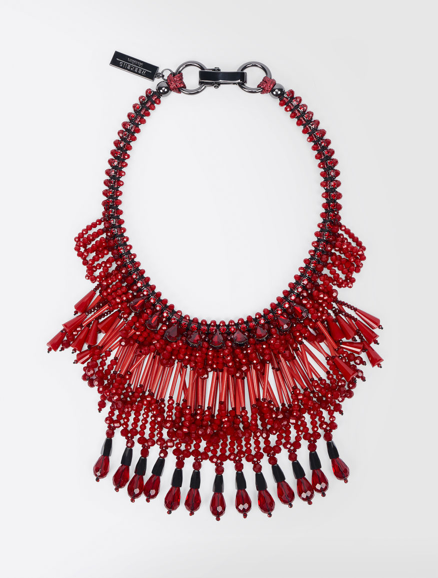 Rhinestone and glass necklace Weekend Maxmara Rhinestone and glass necklace Weekend Maxmara