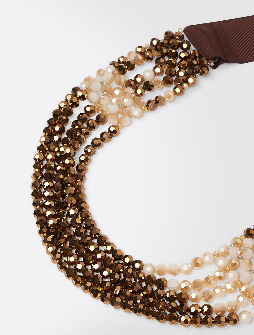 Multi-strand necklace with beads Weekend Maxmara Multi-strand necklace with beads Weekend Maxmara