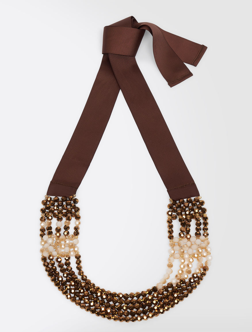 Multi-strand necklace with beads Weekend Maxmara Multi-strand necklace with beads Weekend Maxmara