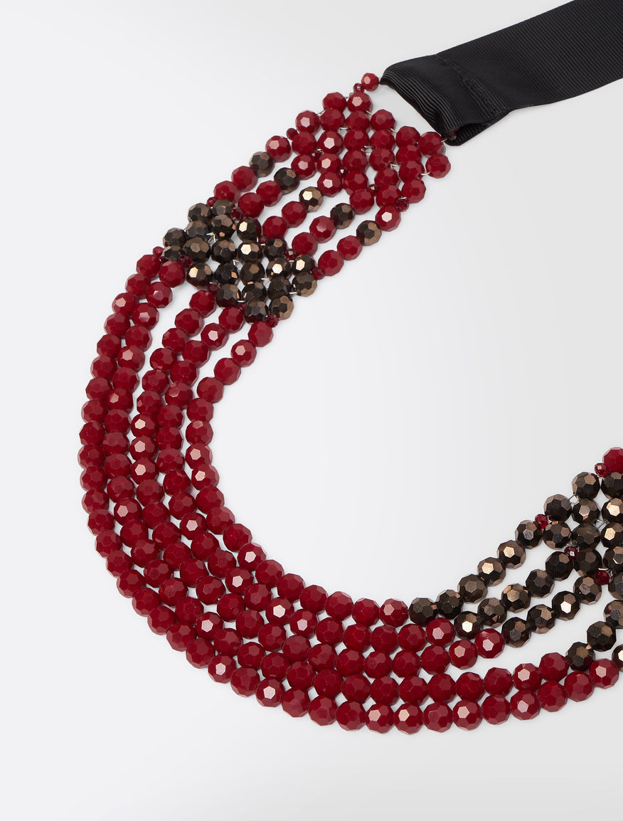 Multi-strand necklace with beads Weekend Maxmara Multi-strand necklace with beads Weekend Maxmara
