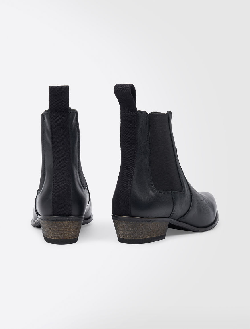 Leather Beatle boots Weekend Maxmara Leather Beatle boots Weekend Maxmara