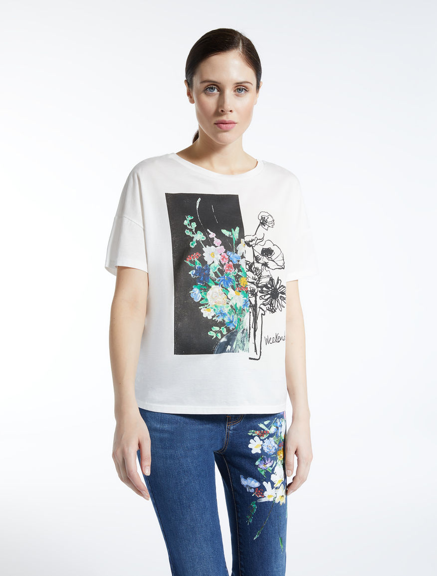 Cotton jersey T-shirt Weekend Maxmara Cotton jersey T-shirt Weekend Maxmara