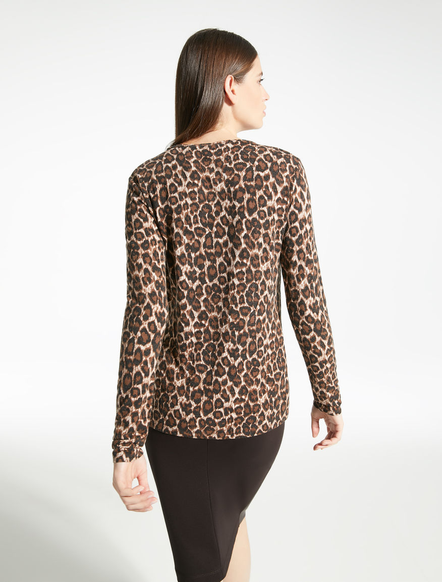 Maglia in jersey di viscosa e lana Weekend Maxmara Maglia in jersey di viscosa e lana Weekend Maxmara