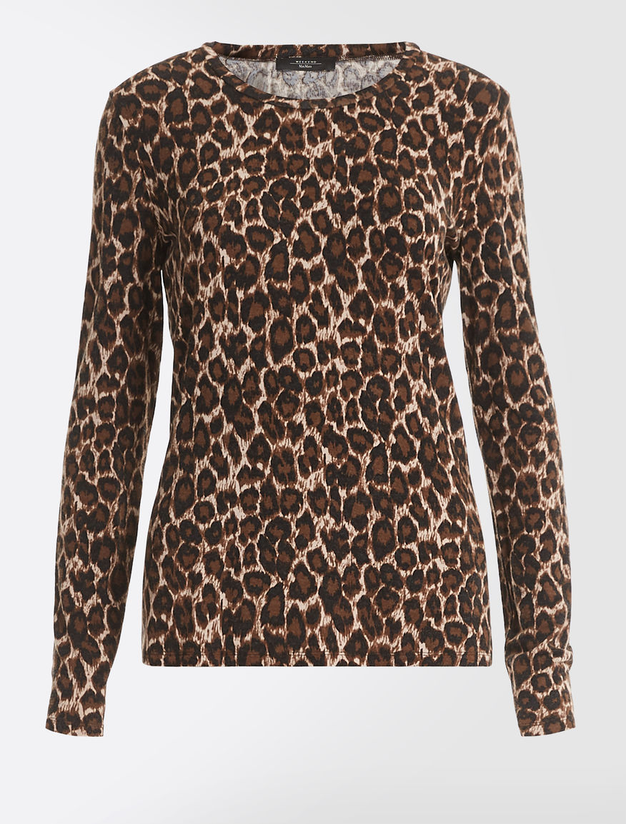 Maglia in jersey di viscosa e lana Weekend Maxmara Maglia in jersey di viscosa e lana Weekend Maxmara