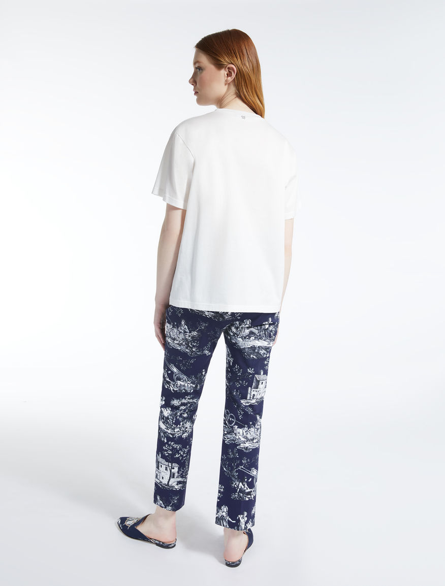 Trophy Day - Cotton jersey T-shirt Weekend Maxmara Trophy Day - Cotton jersey T-shirt Weekend Maxmara
