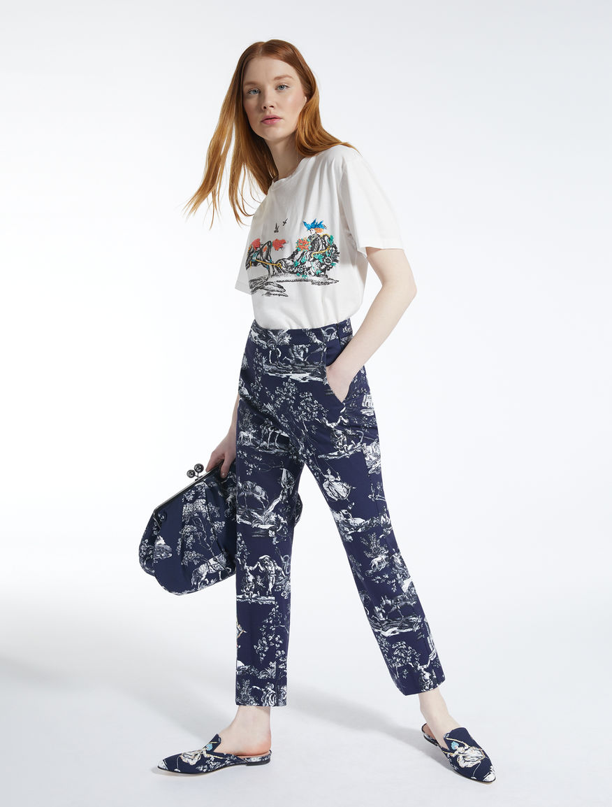 Trophy Day - Cotton jersey T-shirt Weekend Maxmara Trophy Day - Cotton jersey T-shirt Weekend Maxmara