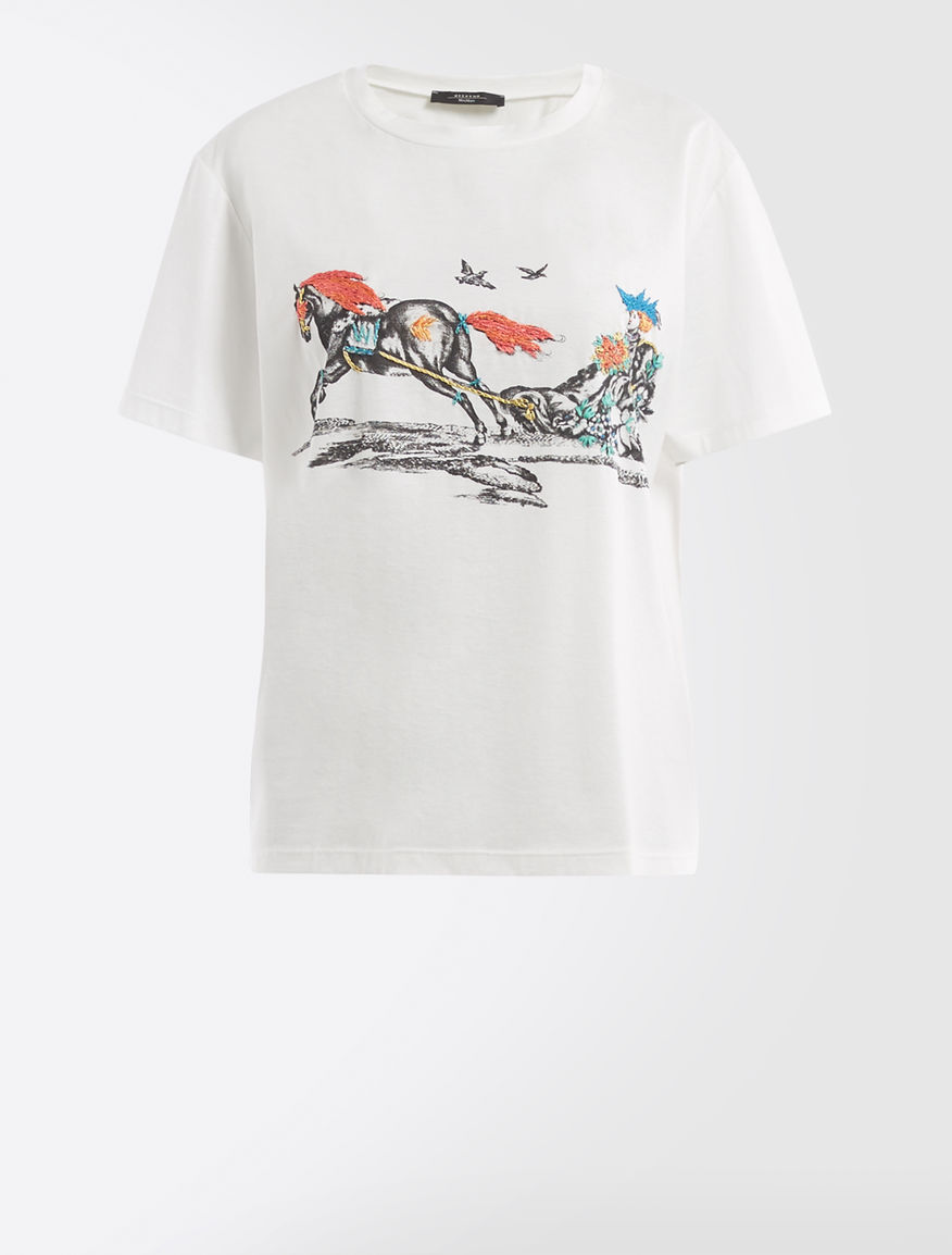 Trophy Day - Cotton jersey T-shirt Weekend Maxmara Trophy Day - Cotton jersey T-shirt Weekend Maxmara