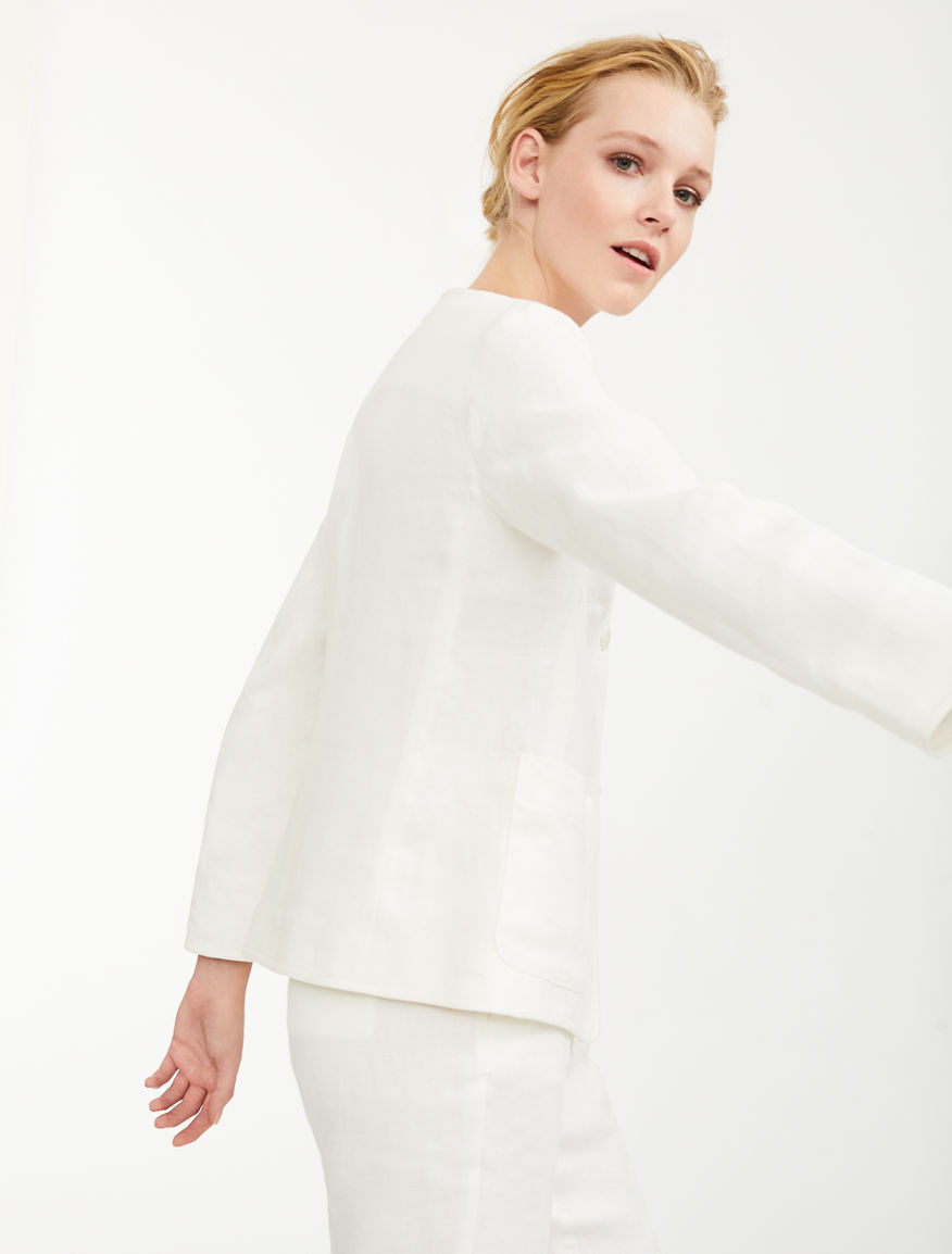 Linen canvas blazer Weekend Maxmara Linen canvas blazer Weekend Maxmara