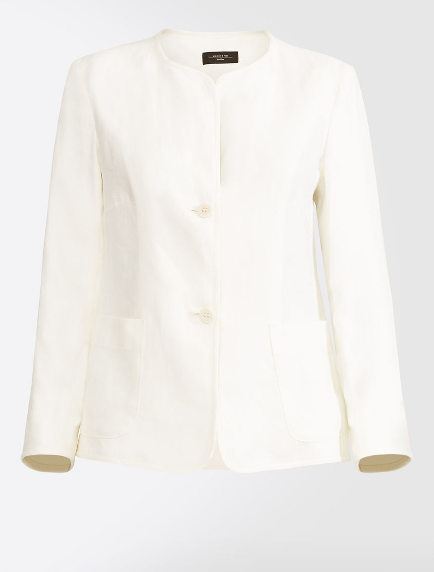 Linen canvas blazer Weekend Maxmara Linen canvas blazer Weekend Maxmara
