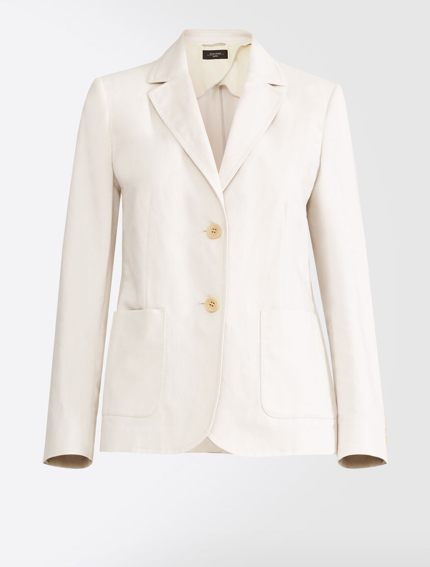 Blazer in cotone e lino Weekend Maxmara Blazer in cotone e lino Weekend Maxmara