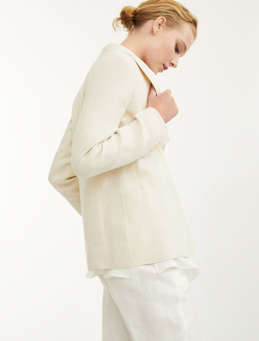 Linen canvas blazer Weekend Maxmara Linen canvas blazer Weekend Maxmara
