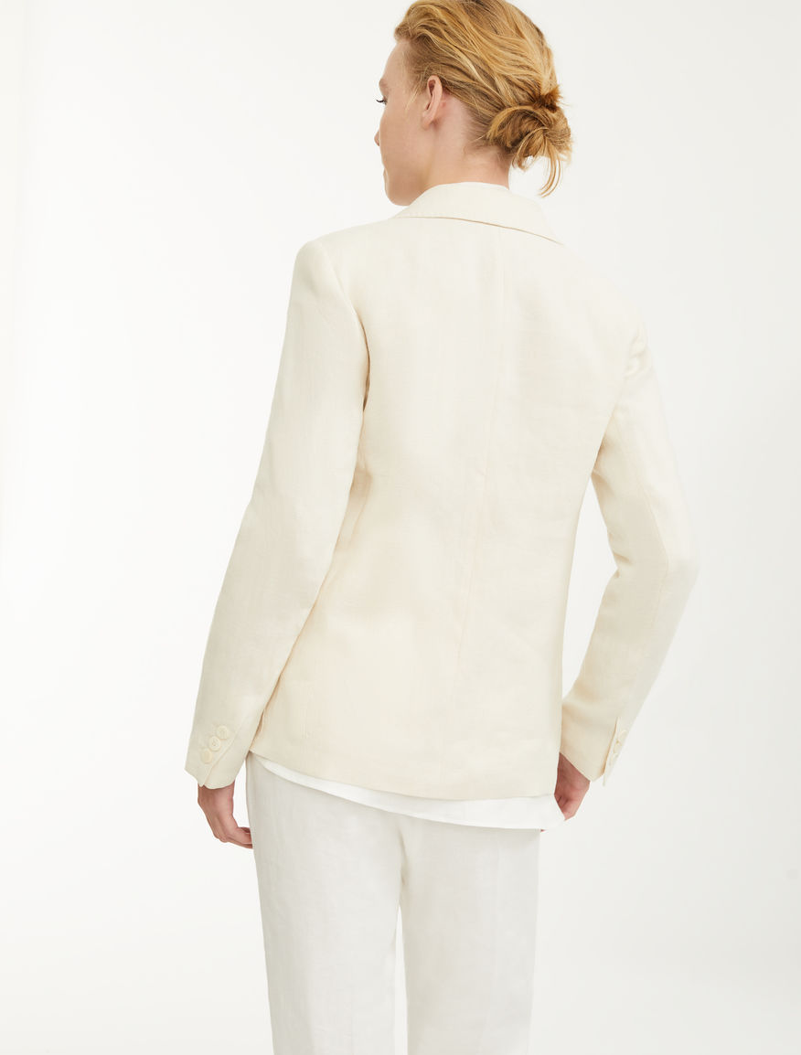 Linen canvas blazer Weekend Maxmara Linen canvas blazer Weekend Maxmara